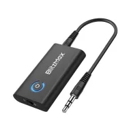   BLITZWOLF BLITZMAX bluetooth audió adapter v5.2, 250mAh belső akku, FEKETE