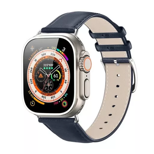 Apple Watch Series 10 46mm DUX DUCIS YS pótszíj egyedi méret, állítható, SÖTÉTKÉK