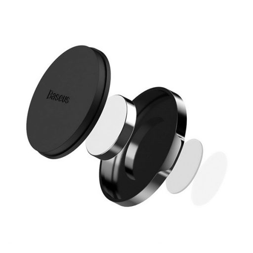 BASEUS autós tartó műszerfalra, mágneses, FEKETE