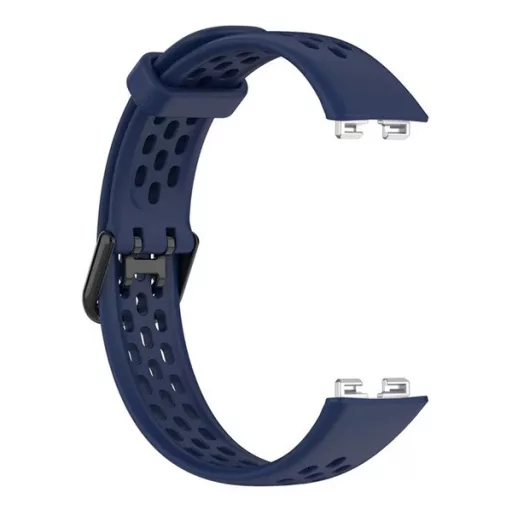 Huawei Band 10 / Band 9 / Band 8 GIGAPACK Pótszíj egyedi méret, légáteresztő, SÖTÉTKÉK