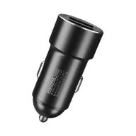   REMAX RCC220 autós töltő 2 USB aljzat 12W, gyorstöltő, FEKETE