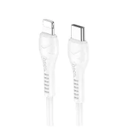   iPhone 14 Plus / 14 Pro Max / 14 Pro HOCO X37 adatkábel Type-C - lightning, 100cm, FEHÉR