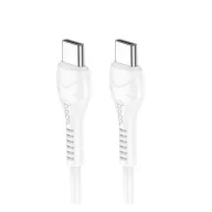 HOCO X37 adatkábel Type-C - Type-C, 100cm, FEHÉR