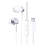   BASEUS ENCOK CZ11 fülhallgató SZTEREO Type-C, hangerőszabályzó, FEHÉR