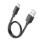 HOCO X96 adatkábel USB - Type-C, 25cm, FEKETE