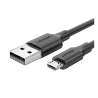 UGREEN adatkábel USB - microUSB, 200cm, FEKETE