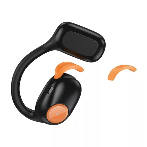 HOCO SPECTRUM bluetooth fülhallgató SZTEREO (v5.3, TWS, mikrofon, fülre akasztható + töltőtok, SPORT) FEKETE