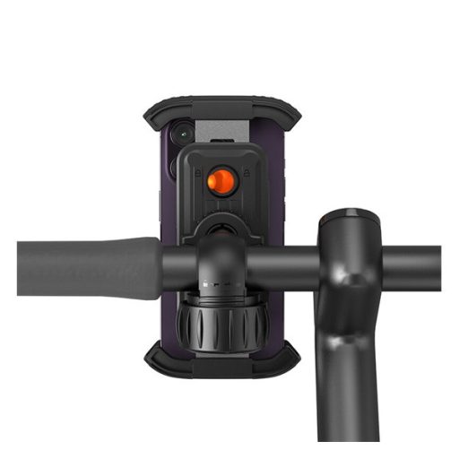 BASEUS QUICKGO kerékpáros telefontartó kormányra rögzíthető, 5.7-7.2" méret, FEKETE