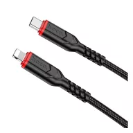   iPhone 14 Plus / 14 Pro Max / 14 Pro HOCO X59 adatkábel Type-C - lightning, 100cm, FEKETE