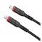 iPhone 14 Plus / 14 Pro Max / 14 Pro HOCO X59 adatkábel Type-C - lightning, 100cm, FEKETE