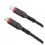 iPhone 14 Plus / 14 Pro Max / 14 Pro HOCO X59 adatkábel Type-C - lightning, 100cm, FEKETE