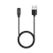 Smart Band 9 Active / Band 9 Pro / Redmi Watch 5 Active GIGAPACK Töltőkábel USB mágneses, 60cm, FEKETE