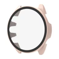   Garmin Forerunner 165 Music / Forerunner 165 GIGAPACK Műanyag keret BUMPER, ütésállóság + kijelzővédő üveg, RÓZSASZÍN