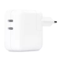   iPhone 17e / 17 Pro Max / 17 Pro APPLE hálózati töltő 2 Type-C aljzat 35W, MNWP3ZM/A utód, FEHÉR