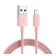   iPhone 14 Plus / 14 Pro Max / 14 Pro JOYROOM adatkábel USB - lightning, 200cm, RÓZSASZÍN