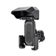   HOCO WILD WOLF kerékpáros és motoros telefontartó kormányra rögzíthető, 4.7-7" méret, FEKETE