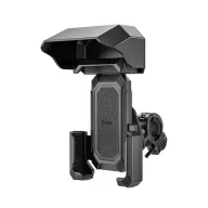   HOCO WILD WOLF kerékpáros és motoros telefontartó kormányra rögzíthető, 4.7-7" méret, FEKETE