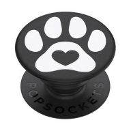   POPSOCKETS telefontartó készülékre ragasztható, tappancs, FEKETE/FEHÉR