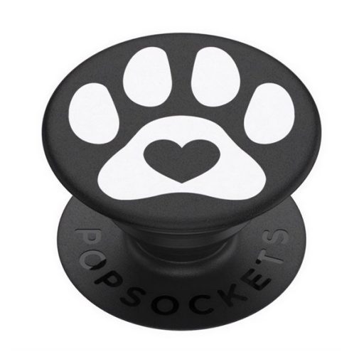 POPSOCKETS telefontartó készülékre ragasztható, tappancs, FEKETE/FEHÉR