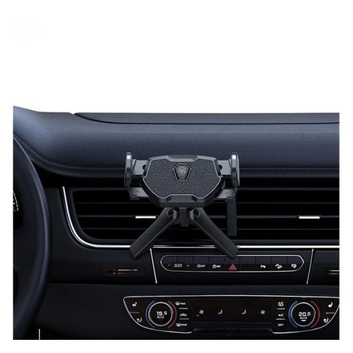 USAMS ZJ077 autós tartó szellőzőre, 4.7-6.9" méret, FEKETE