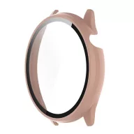   Amazfit GTR Mini GIGAPACK Műanyag keret BUMPER, ütésállóság + kijelzővédő üveg, RÓZSASZÍN