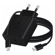 SAMSUNG hálózati töltő Type-C aljzat 45W, 180cm, FEKETE