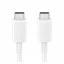 Designed for SAMSUNG adatkábel Type-C - Type-C, 100cm, FEHÉR