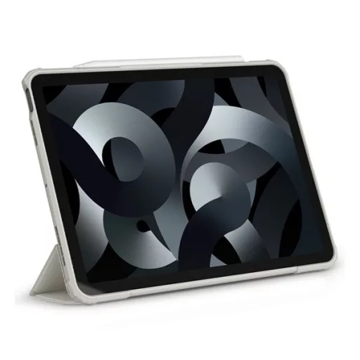 IPAD Air 11 (2026) / Air 11 (2025) SPIGEN AIR SKIN PRO tok álló, ECO bőr hatású aktív FLIP, ceruza tartó, KRÉM