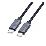 HOCO U134 adatkábel Type-C - Type-C, 180cm, VILÁGOSSZÜRKE