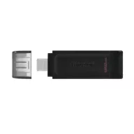   KINGSTON DT 70 pendrive/USB Stick Type-C 3.2, Gen 1, 128GB FEKETE