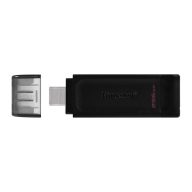   KINGSTON DT 70 pendrive/USB Stick Type-C 3.2, Gen 1, 256GB FEKETE
