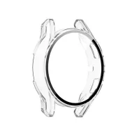   Samsung Watch FE 40mm / 6 eSIM 40mm / 6 40mm GIGAPACK Műanyag keret BUMPER, ütésállóság + kijelzővédő üveg, ÁTLÁTSZÓ