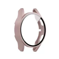   Samsung Watch FE 40mm / 6 eSIM 40mm GIGAPACK Műanyag keret BUMPER, ütésállóság + kijelzővédő üveg, RÓZSASZÍN