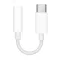 APPLE adapter kábel 3.5mm jack aljzat - Type-C, MU7E2ZM/A utód, FEHÉR