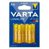 VARTA LONGLIFE tartós elem AA, lítium, 6db/csomag