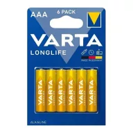 VARTA LONGLIFE tartós elem AAA, alkáli, 6db/csomag