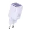 USAMS CC248 hálózati töltő Type-C aljzat 20W, PD gyorstöltő, LILA