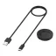 Xiaomi Watch S1 GL / S1 GIGAPACK Töltőkábel USB mágneses, 100cm, FEKETE