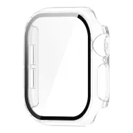   Apple Watch Series 11 42mm / 10 42mm GIGAPACK Műanyag keret BUMPER, ütésállóság + kijelzővédő üveg, ÁTLÁTSZÓ