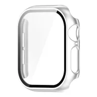   Apple Watch Series 11 46mm / 10 46mm GIGAPACK Műanyag keret BUMPER, ütésállóság + kijelzővédő üveg, EZÜST