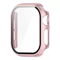   Apple Watch Series 11 46mm / 10 46mm GIGAPACK Műanyag keret BUMPER, ütésállóság + kijelzővédő üveg, ROZÉARANY