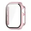 Apple Watch Series 11 46mm / 10 46mm GIGAPACK Műanyag keret BUMPER, ütésállóság + kijelzővédő üveg, ROZÉARANY