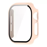   Apple Watch Series 11 42mm / 10 42mm GIGAPACK Műanyag keret BUMPER, ütésállóság + kijelzővédő üveg, RÓZSASZÍN