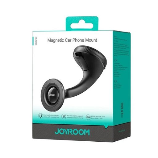 JOYROOM autós tartó műszerfalra, 360°, FEKETE