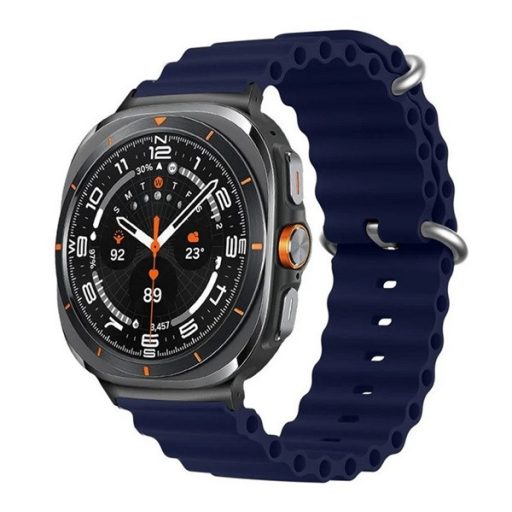 Samsung Watch Ultra eSIM 47mm GIGAPACK Pótszíj egyedi méret, hullám, SÖTÉTKÉK