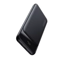   USAMS XY vésztöltő 2 USB+Type-C aljzat 10000mAh, LED kijelző, FEKETE