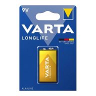 VARTA LONGLIFE tartós elem 6LR61, alkáli, 1db/csomag