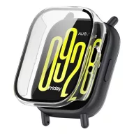   Redmi Watch 5 Lite GIGAPACK Műanyag keret BUMPER, ütésállóság + kijelzővédő üveg, ÁTLÁTSZÓ