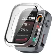   Huawei Watch D2 GIGAPACK Műanyag keret BUMPER, ütésállóság + kijelzővédő üveg, ÁTLÁTSZÓ