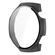   Huawei Watch GT 5 Pro 46mm GIGAPACK Műanyag keret BUMPER, ütésállóság + kijelzővédő üveg, FEKETE